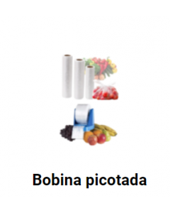 BOBINA SACO PLASTICO TRANSPARENTE 20X35 P/KILO