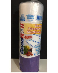 BOBINA SACO PLASTICO 35X50 P/KILO TRANSPARENTE