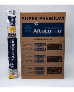 COPO DESCARTÁVEL 200 ML PP ALTACOPPO CAIXA C/2500 UNIDADES