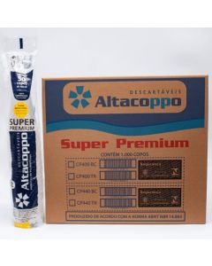COPO DESCARTÁVEL 400 ML PP ALTACOPPO CAIXA C/1.000 UNIDADES
