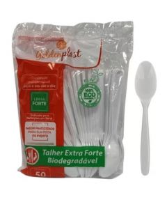 COLHER BRANCA EXTRA FORTE C/ 50 UNIDADES