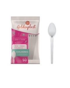 COLHER SOBREMESA CRISTAL C/ 50 UNIDADES