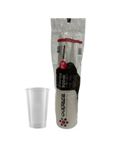 COPO DESCARTÁVEL 500 ML ESTR COPAZA 50 UNIDADES