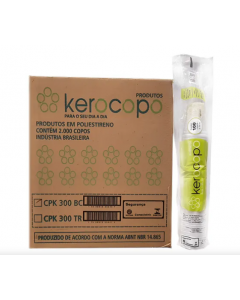 COPO DESCARTÁVEL 300 ML KEROCOPO COM 2.000 COPOS