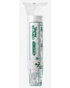 COPO DE PAPEL BOMPACK 180ML / 6 OZ C/50 UNID