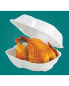 EMBALAGEM EM ISOPOR PARA FRANGO 209X226X119MM C/100 UNIDADES