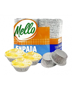 FORMINHA PARA EMPADA GRANDE 100 ML COM 100 UNIDADES