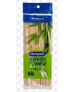 ESPETO DE BAMBU 18CM C/50 UNIDADES