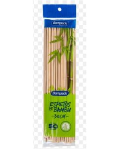 ESPETO DE BAMBU 30 CM C/50UNIDADES