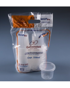 KIT POTES 350ML C/25 UNIDADES