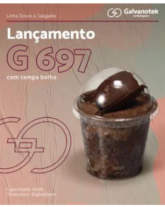 POTE PLASTICO 60ML TAMPA BOLHA C/20 UNIDADES