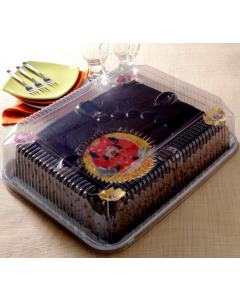 EMBALAGEM PARA TORTA RETANGULAR JUMBO PRETA 4 KG