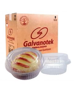 EMBALAGEM PARA DOCE REDONDA 170ML C/50 UN GALVANOTEK G640