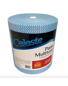 PANO MULTIUSO 20CMX240M C/600 UNIDADES CELESTE
