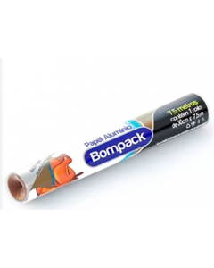 PAPEL ALUMINIO BOMPACK 30X7.5 M UNIDADES