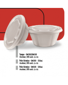 POTE TÉRMICO EPS 300 ML C/50 UNIDADES
