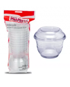 POTE MIX 180 ML C/ TAMPA C/10 UNIDADES