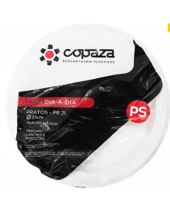 PRATOS PLASTICO PR 21 C/10 UNIDADES