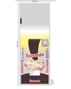 SACO PLASTICO PP TORRADA 18X48 C/100 UNIDADES