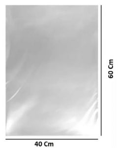 SACO TRANSPARENTE CRISTAL 40X60 1 KG